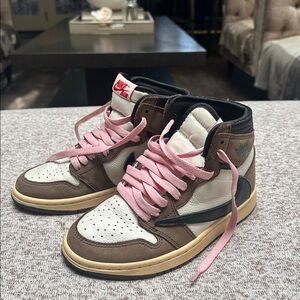 JORDAN 1 INSPIRED REGRO OGx TRAVIS SCOTT HIGH MOCHA SOZE US 4